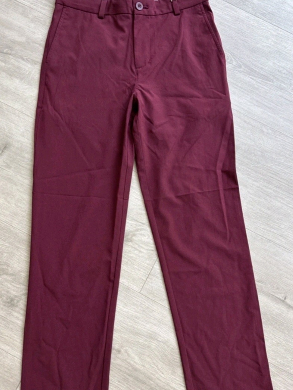 Men's Burgundy Dress Pants